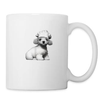 Poodle Puppy Cooks Dog Owner Poodle Puppy - Mug blanc - blanc - Droite