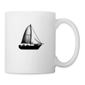 Segelsport Segelboot Segler Segelschiff Segeln - Tasse - Weiß - Rechts