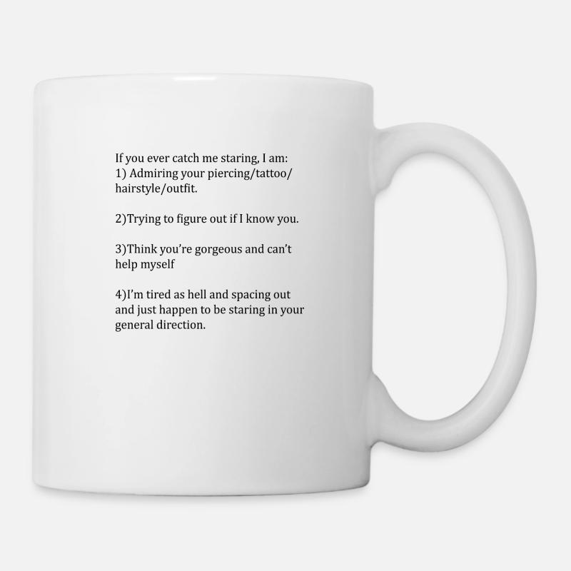 TEXT - Tasse - Weiß