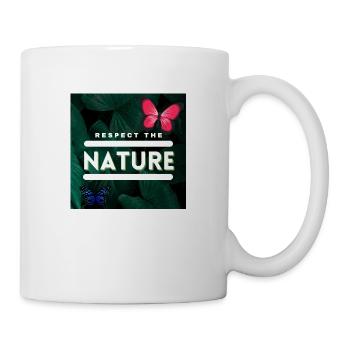 Respect the Nature - Tasse - Weiß - Rechts