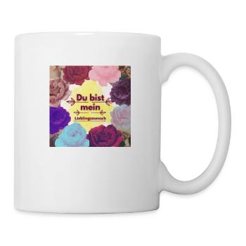 Lieblingsmensch - Tasse - Weiß - Rechts