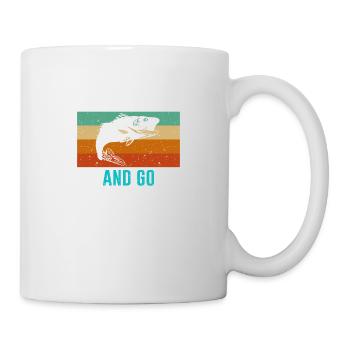 Keep Calm and go Fishing - Mug - white - Right