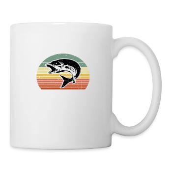 Spend my Life for Fishing - Tasse - Weiß - Rechts
