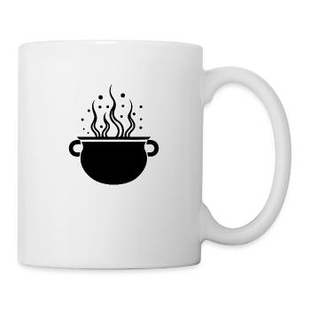 Kessel Magisch Hexe Halloween - Tasse - Weiß - Rechts