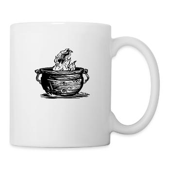 Cauldron Magical Witch Halloween - Mug - white - Right