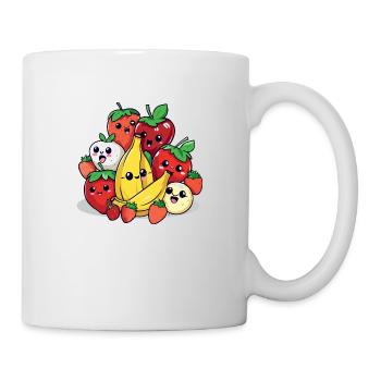 Les fruits kawaii n°2 - Mug blanc - blanc - Droite