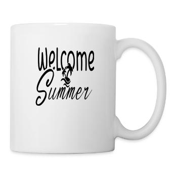 Welcome Summer - Tasse - Weiß - Rechts