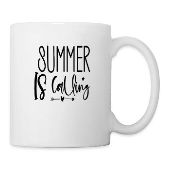 Summer Is Calling - Tasse - Weiß - Rechts