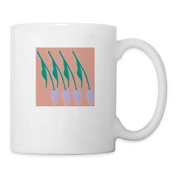 Tulpen - Tasse - Weiß - Rechts