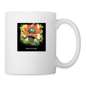 Robotflower 2 - Tasse - Weiß - Rechts