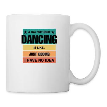 Danse Musique de danse - Mug blanc - blanc - Droite
