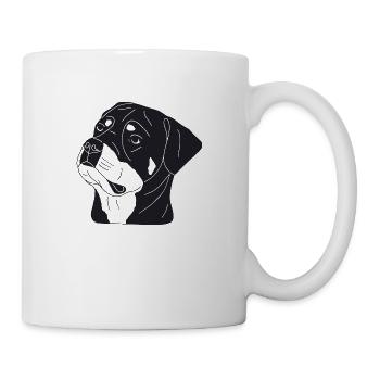 Rottweiler - Tasse - Weiß - Rechts