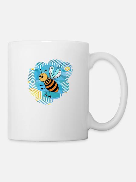 Abeille - Mug blanc - blanc
