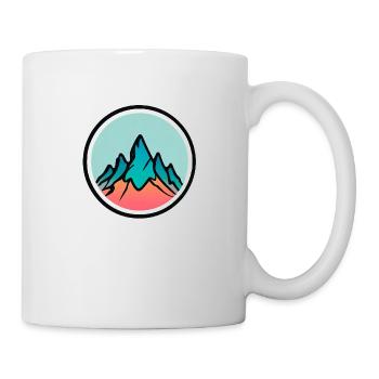 “Bergzauber mit KI” - Tasse - Weiß - Rechts
