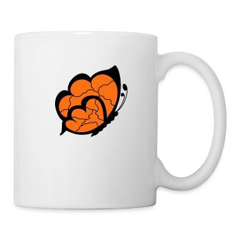 Muster - Tasse - Weiß - Rechts