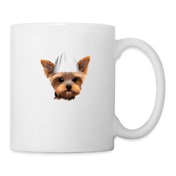 Yorkshire Terrier Cooking Puppy Restaurateur Dog - Mug - white - Right