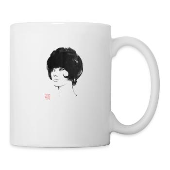 60's hair cut - Mug - white - Right