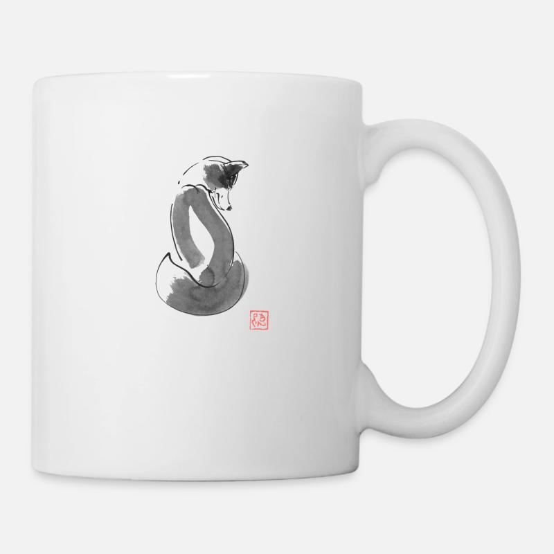 Fuchs Einfach - Tasse - Weiß