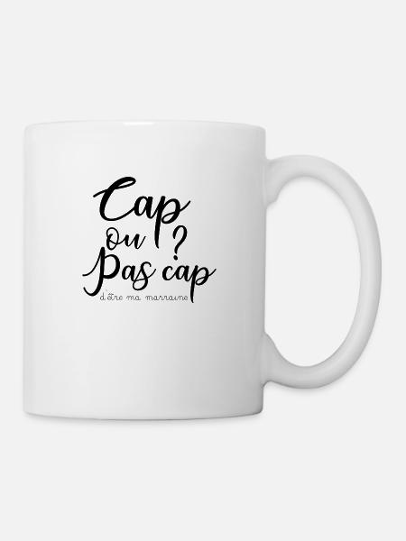 Cap ou pas cap ! - Mug blanc - blanc