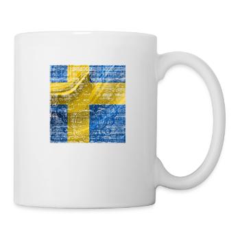 Schweden Schweden Flagge national norden skandinavia - Tasse - Weiß - Rechts