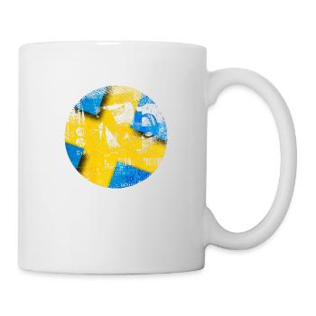 Schweden Schweden Flagge national norden skandinavia - Tasse - Weiß - Rechts
