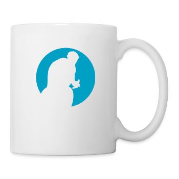 Vélo vélo Biker - Mug blanc - blanc - Droite