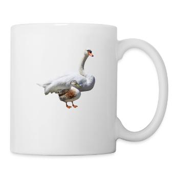 Cygne - Mug blanc - blanc - Droite