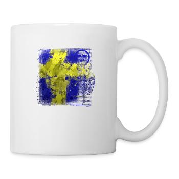 Schweden Schweden Flagge national norden skandinavia - Tasse - Weiß - Rechts