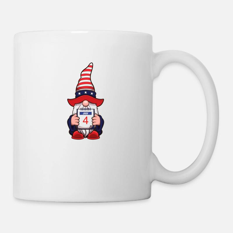 4th Of July Gnome - Mug - white