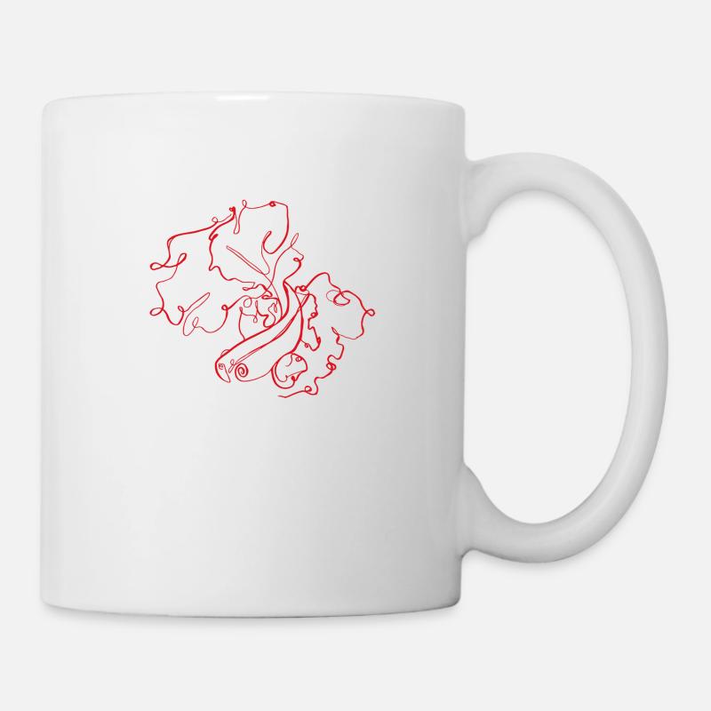 FightingFish (Kämpfender Fisch) - Tasse - Weiß