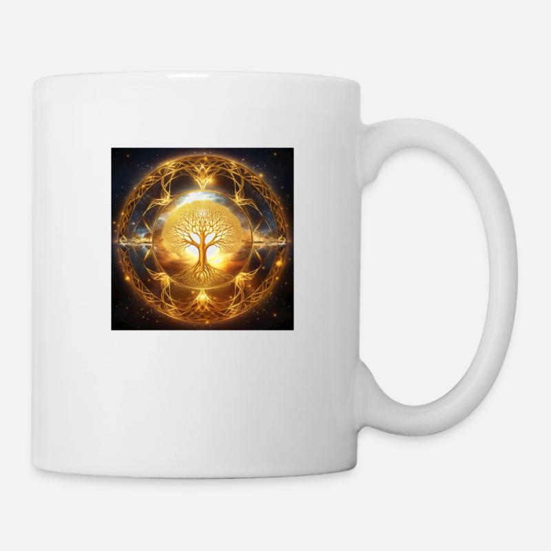 Arbre de Vie, Arbre sacré - Mug blanc - blanc