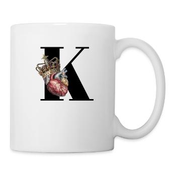 König der Herzen - Tasse - Weiß - Rechts