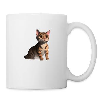 Kätzchen Katzenbesitzer Bengalkatze Katze Kater - Tasse - Weiß - Rechts