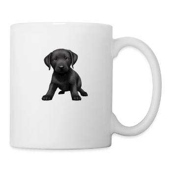 Labrador propriétaire chiot Labrador Retriever - Mug blanc - blanc - Droite