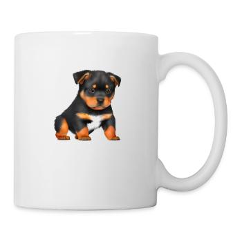 Rottweiler Puppy Dogs Rottweiler Dog Puppy - Mug - white - Right