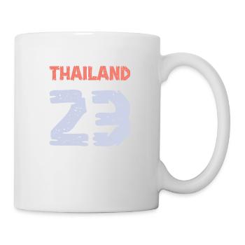 Thailand 23 Trikot 2023 - Tasse - Weiß - Rechts