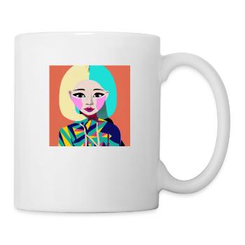 Modern Retro Girl collection - Demi - Mug - white - Right