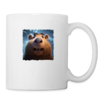 capybara mignon - Mug blanc - blanc - Droite