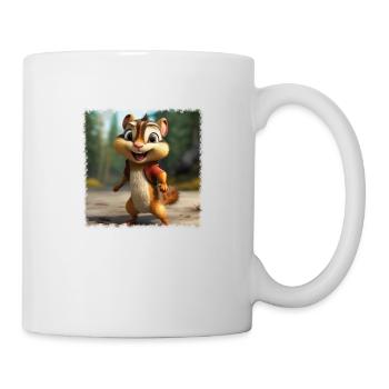 cool chipmunk - Mug - white - Right