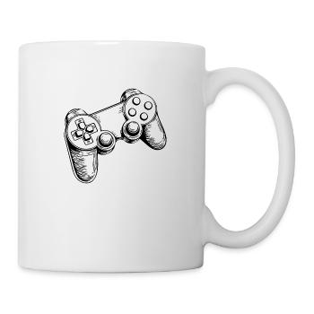 Controller Gaming Video Games Gamepad - Mug - white - Right