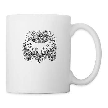 Controller Gaming Video Games Gamepad - Mug - white - Right