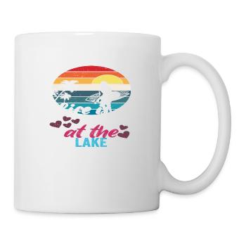 Life is better at the Lake - Mug - white - Right