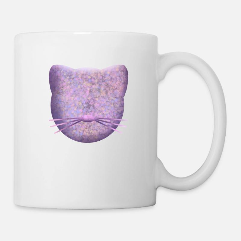 Purple Cat Logo - Mug - white
