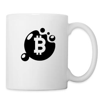 Trading de crypto-monnaies Bitcoin - Mug blanc - blanc - Droite