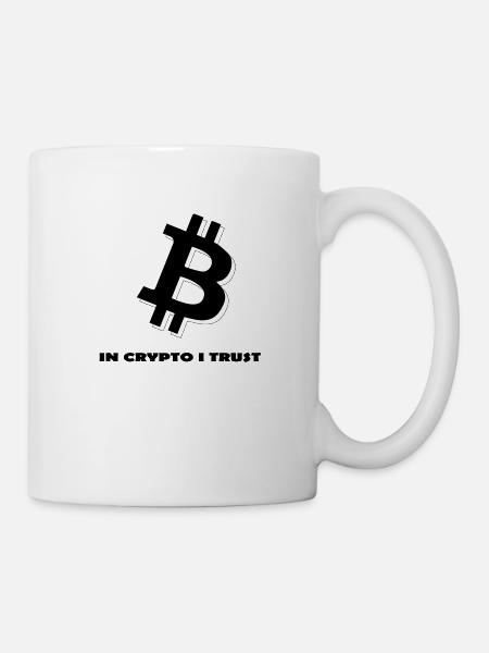 Crypto Bitcoin Trading - Tasse - Weiß