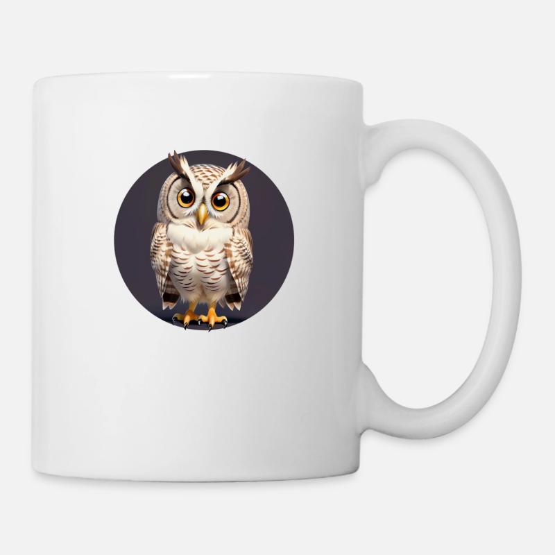 Kleiner Kauz - Tasse - Weiß