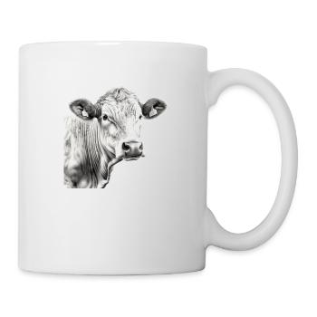 The cow in pencil n°3 - Mug - white - Right