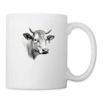 The cow in pencil 2 - Mug - white - Right