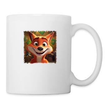 niedlicher Fuchs - Tasse - Weiß - Rechts