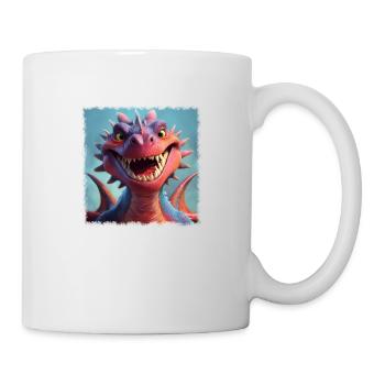 cool dragon - Mug - white - Right